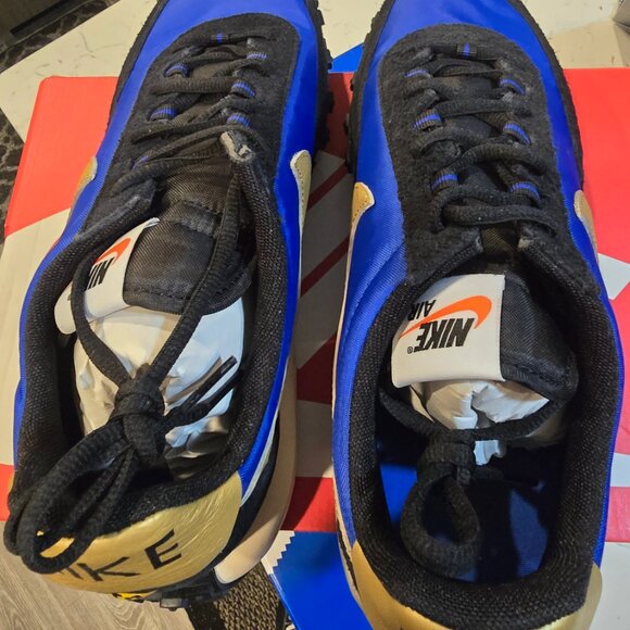 Nike Air Max Waffle SP Hyper Blue Metallic Gold Black FV6946-400 Men's 11.5 NEW - Picture 7 of 14